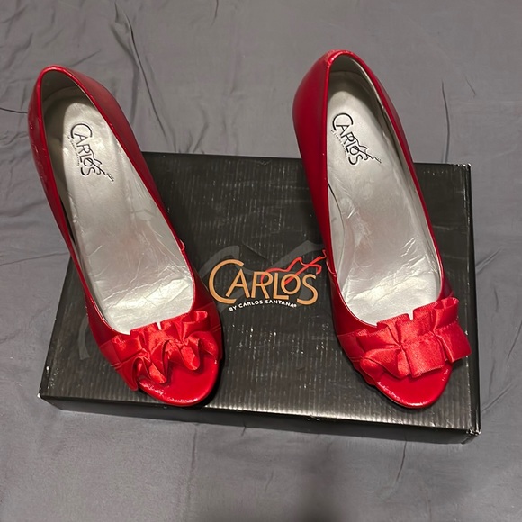 Carlos by Carlos Santana Shoes - 🆕 Carlos by Carlos Santana Prestige Red Heels